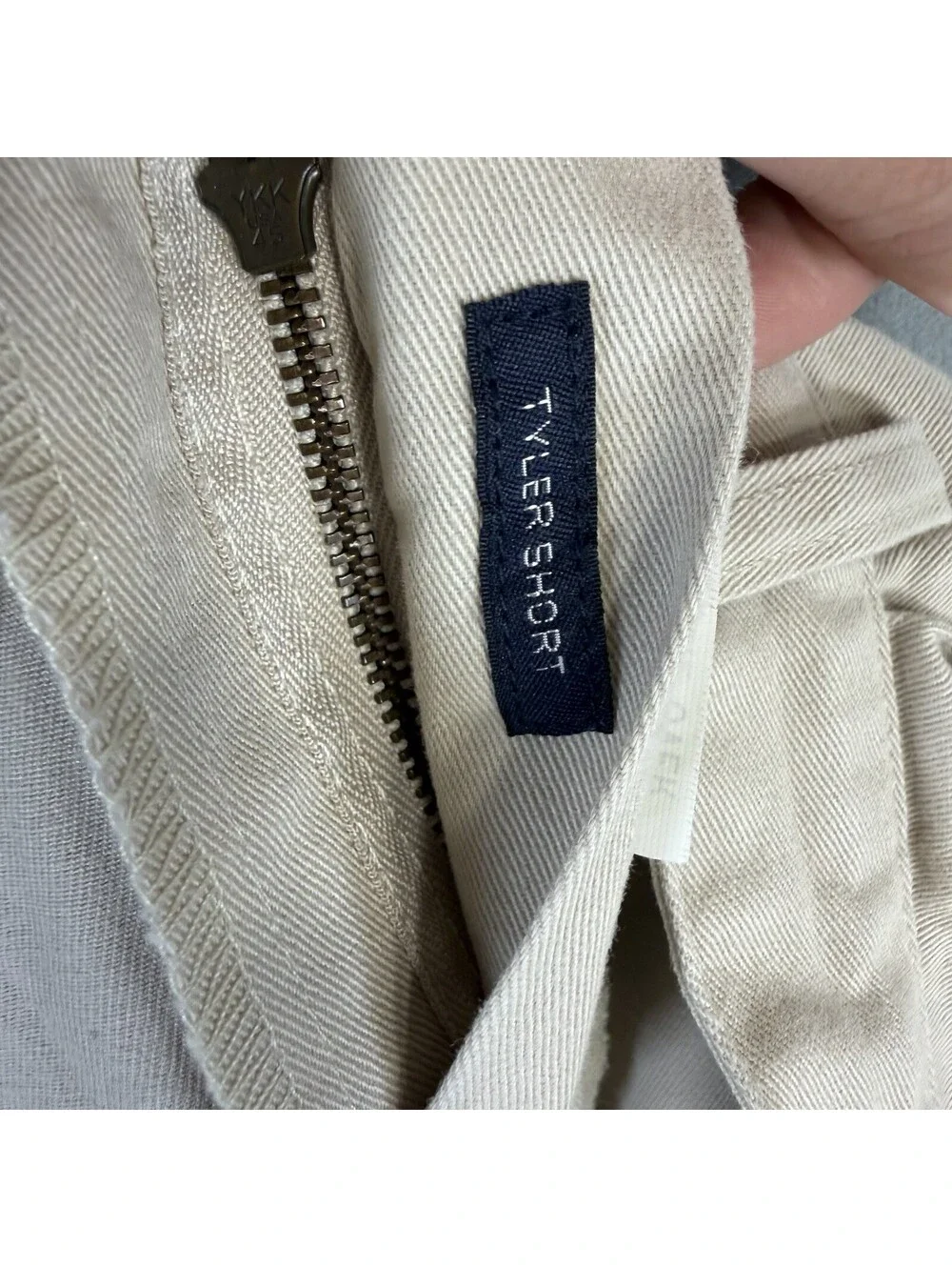 Vintage 90s Polo Ralph Lauren Tyler Shorts Mens 42 Beige Pleated Chino 8.5